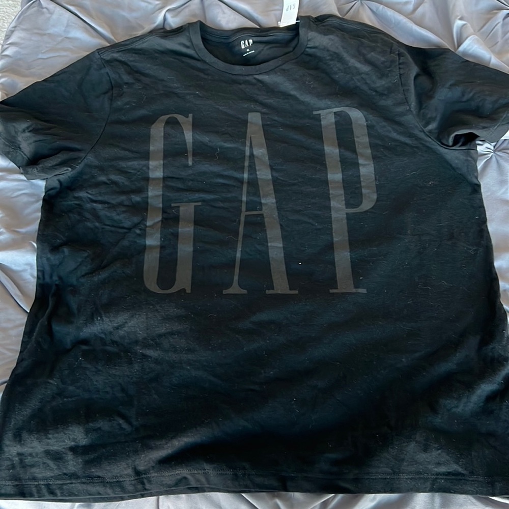 Men's NWT Black Gap Logo XL T-Shirt